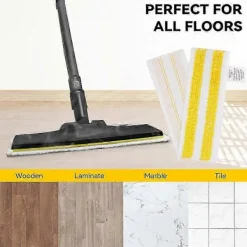 DAO Städmoppar-Tvättbara ångmoppdynor för Kärcher SC2 SC3 SC4 SC5, mikrofiberduk [DB]