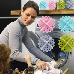 INF Tvättillbehör-Tvättbollar som samlar upp ludd och hår 4-pack, Tvättboll för Tvättmaskin