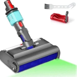 unbranded Dammsugare & Tillbehör-Tvättborste för V7 V8 V10 V11 V15 Elektrisk Mopp Våt och Torr med Grönt Ljus Rengör och Torkar Hårt