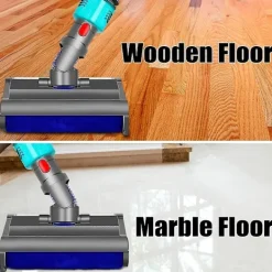 Dammsugare & Tillbehör-Tvättborste för V7 V8 V10 V11 V15 Elektrisk Våt och Torr med Grönt Ljus Rengör och Torkar Hårda Golv - WELLNGS