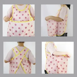 LBSS Tvättillbehör-Tvättförkläde med stor ficka Fuktsäker Torkkläder Organizer Tvätttillbehör