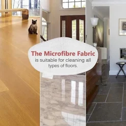 DMstore Ångtvättar-Tvätthållbar Moppduk Kompatibel med Polti Vaporetto Paeu0332 Ångrengörare