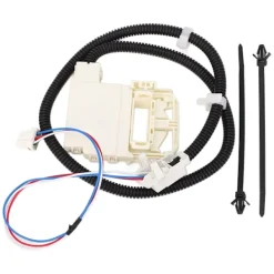 Tvättmaskiner-Tvättmaskin Lock Lås Brytare Enhet Robust Tvättmaskin Lock Lås Enhet med Kabelhärva för WHO8X32657 WH08X31222 4963152 AP7033485
