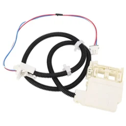 Tvättmaskiner-Tvättmaskin Lock Lås Brytare Enhet Robust Tvättmaskin Lock Lås Enhet med Kabelhärva för WHO8X32657 WH08X31222 4963152 AP7033485