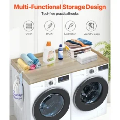 DUOKU Tvättmaskiner-Tvättmaskin- och torktumlarnivå, , 54 x 27 tum, Vattenbeständig med Antiskidkuddar, för Tvättorganisation