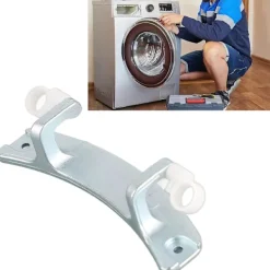 Tvättmaskiner-Tvättmaskinsdörr Gångjärn Metallbricka Dörrspänne Delar Tvättmaskinsdörr Panel Ersättningslås För Frontmatad Tvättmaskin_Särskilda gåvor