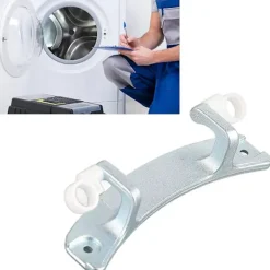 Tvättmaskiner-Tvättmaskinsdörr Gångjärn Metallbricka Dörrspänne Delar Tvättmaskinsdörr Panel Ersättningslås För Frontmatad Tvättmaskin_Särskilda gåvor