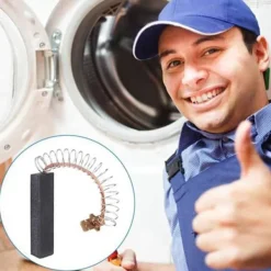 Tvättmaskiner-Tvättmaskinskolborste 154740 Kolborste Motor Kol