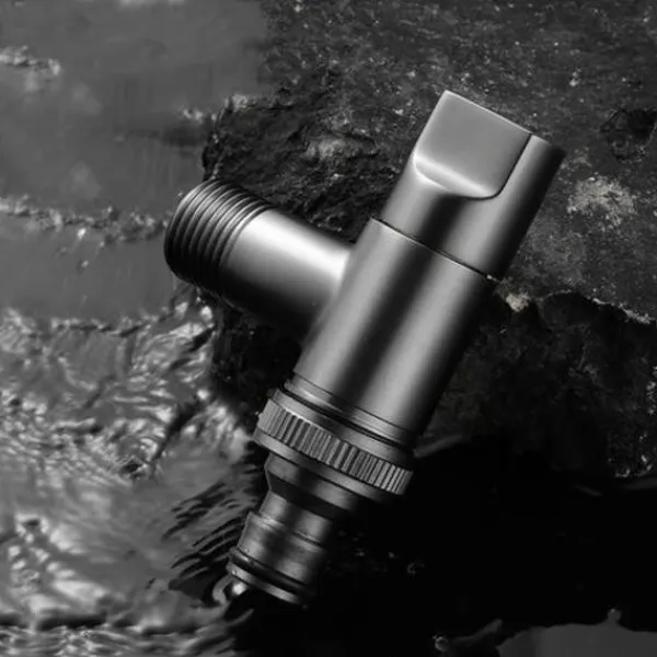 Tvättmaskiner-Tvättmaskinskran i helkoppar, läckagesäker tvättmaskin, helautomatisk vinkelventil, specialkran för hemmet.