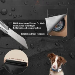 Tvättmaskiner-Tvättmaskinskydd, Vattentätt Torktumlarskydd Solskydd