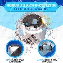 Rengöringsmedel-Tvättmaskinsrengöring och avkalkningsmedel 24-pack
