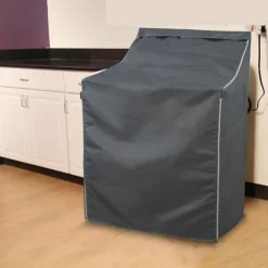 Tvättmaskiner-Tvättmaskinsöverdrag för toppmatad maskin, tvättmaskinsöverdrag med dragkedja i tjockare tyg