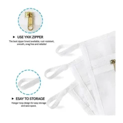 Tvättillbehör-Tvättnät för ömtåliga plagg med Ykk-dragkedja, tvättnät, förvaringsväska för resor, tvättpåsar för kläder