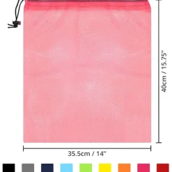 Tvättillbehör-Tvättnätspåsar (10 st) - Flerfärgade tvättpåsar för resa & Tvättpåsar med dragsko