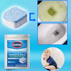 Rengöringsmedel-Ultra Clean Toalett Tabletter Blek & Blå, Rain Clean Doft