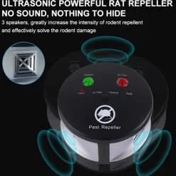 NSF Skadedjur & Insekter-Ultraljud möss mus repeller ultraljud elektronisk skadedjur kontroll gnagare råtta mus repeller