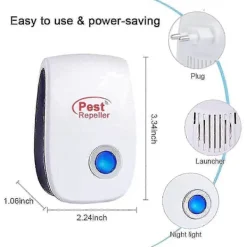 Fww Skadedjur & Insekter-Ultraljud Skadedjursbekämpare 6-pack Inomhus Elektronisk Mygga Kackerlacka Mus Avvisare