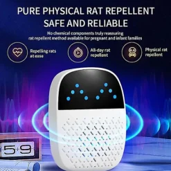 Skadedjur & Insekter-Ultraljud Skadedjursbekämpare Ultra-Högfrekventa Pulsvågor Ultra-Stort Effektivt Område US-Kontakt Insekt Gnagarbekämpare Muskontroll Enhet_Specialgåva One Size US Plug | Fyndiq