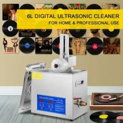 DUOKU Städmaskiner-Ultraljuds Diskrengöringsmaskin--6 L-Hela Set med Torkställning