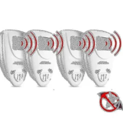 Skadedjur & Insekter-Ultraljuds Fladdermusskrämma 4-pack - Bli av med fladdermöss på 72 timmar [DB] EU PLUG