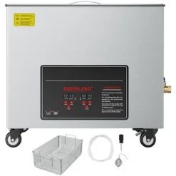 DUOKU Städmaskiner-Ultraljudsrengörare 50 L--Ultraljudsrengöringsapparat 840 W 40 kHz-med Digital Skärm-i Rostfritt Stål