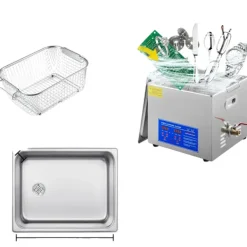 OEM Rengöringsmedel-Ultraljudsrengörare, 6L kapacitet, justerbar tid och temperatur,15L JPS-60A