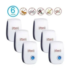 Skadedjur & Insekter-Ultraljudsskrämma, Ultraljudsskrämma för möss 6-pack, Ultraljudsskrämma för möss och råttor Effektiv mot möss, råttor, flugor