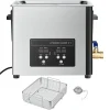 DUOKU Städmaskiner-Ultraljudstvätt 15 L--Rengöringsapparat 240 W 40 kHz-med korg och digital skärm-i rostfritt stål