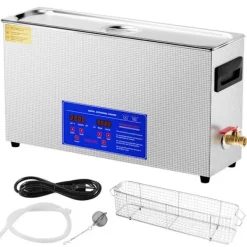 DUOKU Städmaskiner-Ultraljudstvätt--10 L-Digital Rengöringsmaskin 300W med Värme och Timer