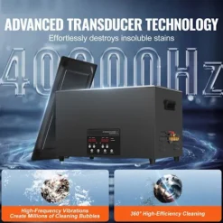 DUOKU Städmaskiner-Ultraljudstvätt--30L-Digital Rengöringsmaskin 600 W 40 kHz-med Timer, Värme, Avgasning och Skonsamt Läge