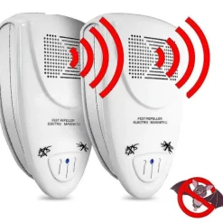 Skadedjur & Insekter-Ultrasonic Bat Repellent Pack Of 2 - Get Rid Of Bats In 72 Hours EU PLUG