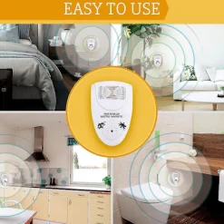 Skadedjur & Insekter-Ultrasonic Bat Repellent Pack Of 2 - Get Rid Of Bats In 72 Hours EU PLUG