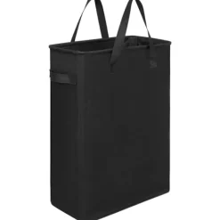 Tvättillbehör-Ultratunn tvättkorg med handtag Vikbar liten tvättkorg Tunn smutstvättkorg Smal tvättpåse Vikbar smutstvättkorg (svart)