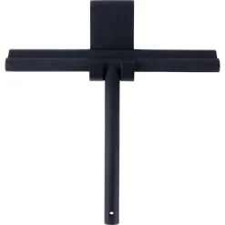 b2x Fönsterrengöring-Universell svart silikon vattenavskrapare med upphängningskrok