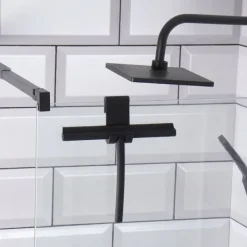 b2x Fönsterrengöring-Universell svart silikon vattenavskrapare med upphängningskrok