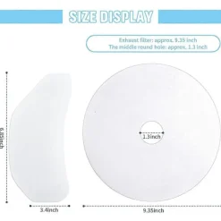 Torktumlare-Universella Torktumlare Avgasfilter, Ersättning för Torktumlarens Luddfilter, Kompatibel med Magic Chef