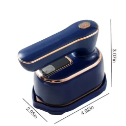 Strykjärn-Uppgraderad bärbar minipressmaskin, 180 roterbart handhållet ångstrykjärn, hopfällbar reseångare för tygkläder, bra för hem och resor B