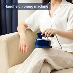 Strykjärn-Uppgraderad bärbar minipressmaskin, 180 roterbart handhållet ångstrykjärn, hopfällbar reseångare för tygkläder, bra för hem och resor B