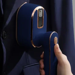 Strykjärn-Uppgraderad bärbar minipressmaskin, 180 roterbart handhållet ångstrykjärn, hopfällbar reseångare för tygkläder, bra för hem och resor B