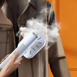 Ångtvättar-Uppgraderad Portabel Mini Ångare, 180 Graders Roterbar Handhållen Ångstrykjärn, Vikbar Resestrykjärn för Kläder, Lämplig för Vitt