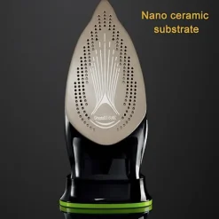 Strykjärn-Uppladdningsbart Sladdlöst Strykjärn 2400 Watt Anti-Dropp Non-Stick Stryksula