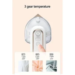 NICEGOU Strykjärn-USB Uppladdningsbar Mini Portabel Sladdlös Resestrykjärn - För Resor, Hantverk, Resor - 360 Graders Strykning