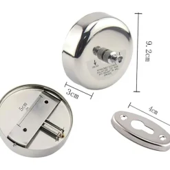 Tvättillbehör-Utdragbar Glasduschvägg - 304 Rostfritt Stål