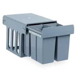 B2X Soptunnor-Utdragbar källsortering 4 st sopkärl