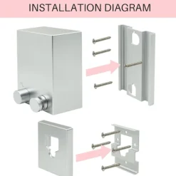 Tvättillbehör-Utdragbar torkvinda med led 4,2 m justerbar infällbar klädlina