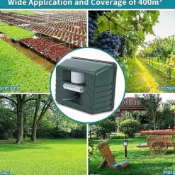 Skadedjur & Insekter-Utomhus Fågelskrämma, Ultraljud Djurskrämma, Ultraljud Fågelskrämma med Rörelsesensor