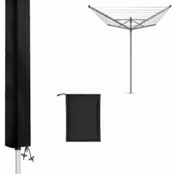 Tvättillbehör-Utomhustorkställning, vattentät och UV-beständig Oxfordduk, justerbar höjd, lätt att rengöra - YQ (endast solskydd)