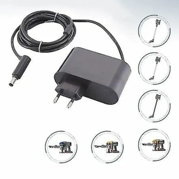 Dammsugare & Tillbehör-30.45v Dammsugarladdare för Dyson V10/sv12/v11/sv14 Laddare för Dyson Dammsugare Adapter Se