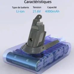 SWAREY Dammsugare & Tillbehör-21,6V 4000mAh batteri för Dyson V6 dammsugare med förfilter och efterfilter samt borste och skruvmejsel