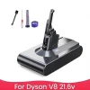 Dammsugare & Tillbehör-21.6V 8000MAh Batteri för V8 Li-Ion Dammsugare med Filter